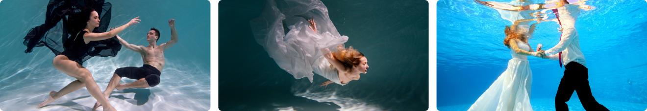 wedding in water