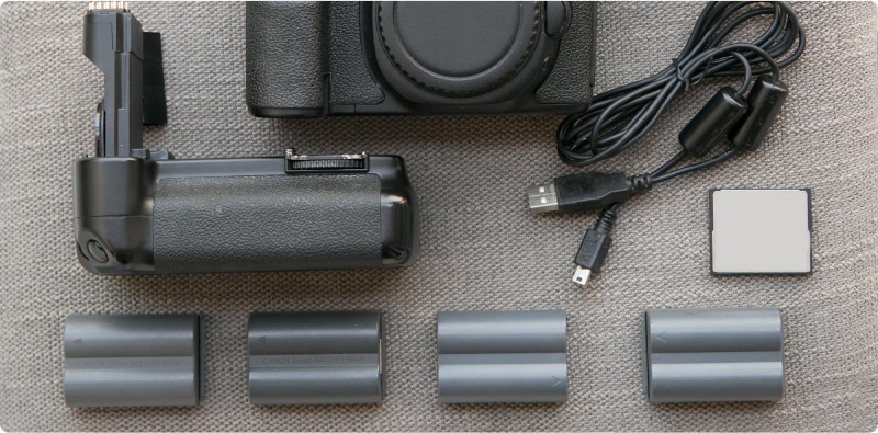 Spare Batteries and Memory Cards: Ready for Extended Shooting
