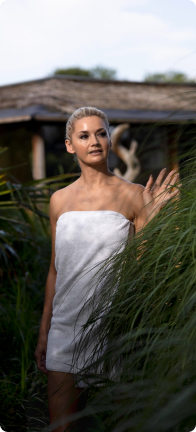 Image of girl in towel