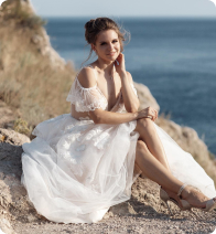 Image of girl in white dress
